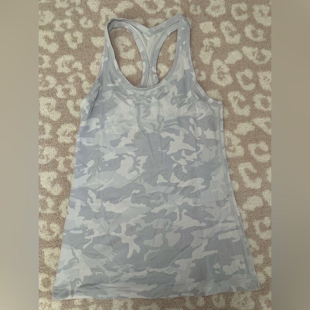 Lululemon Gray Camo Women's Tank Top size 8